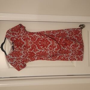 Pinkblush Maternity Dress, Baby Blue and Red XL